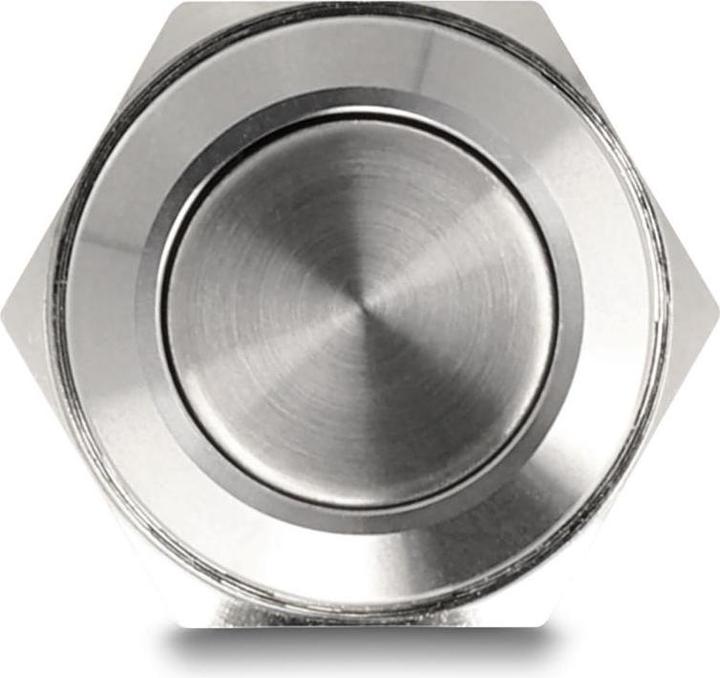 Produktbild Delock Drucktaster zum Einbau 16 mm 2 x Schraubklemme Taster flach