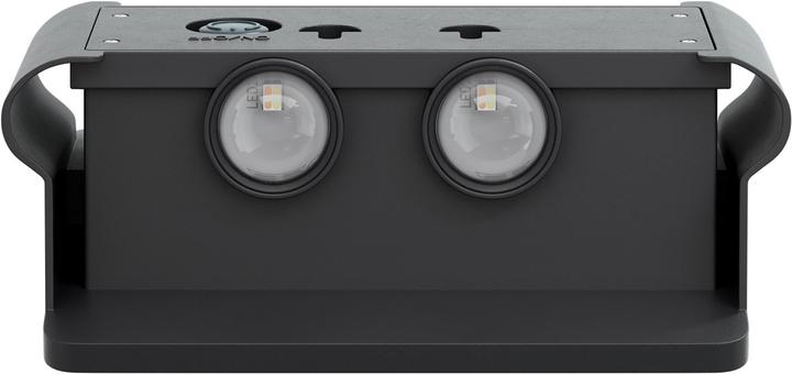Produktbild Goobay LED-Solar-Wandleuchte Quadros, schwarz (50 lm, IP44)