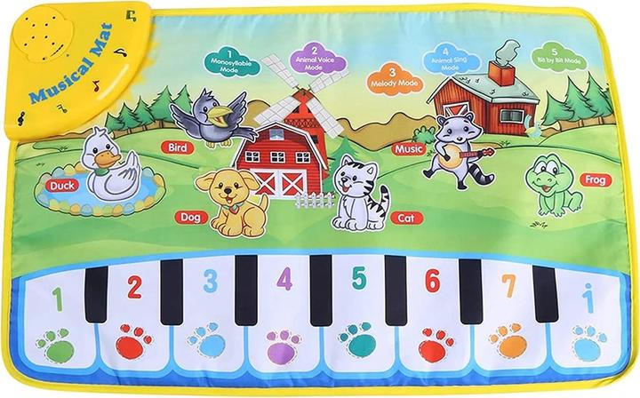 Image du produit Activity Board 60 x 39 cm tapis musical pour bébé, clavier de sol pour enfant, tapis de jeu pour piano avec son de