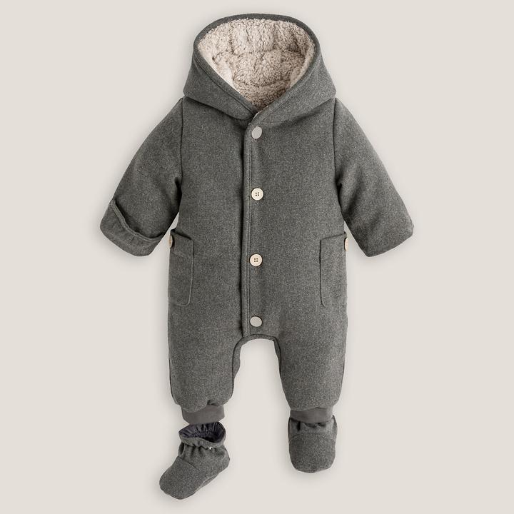 Image du produit La Redoute Collections Combinaison chaude avec capuche (74)
