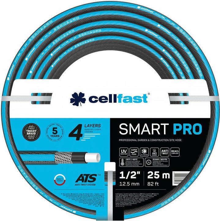 Actual product image Cellfast WĄŻ OGRODOWY SMART PRO ATS 1/2" 30mb (30 m, 390 mm)