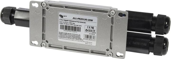 Produktbild Allnet poe 2x extender repeater outdoor switch ip67 ieee802.3bt in - 2xat out all-pr2013o-30w