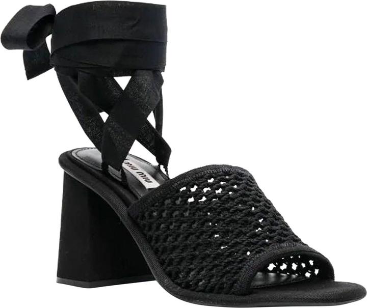 Image du produit Miu Miu Sandales en macramé (36.5)