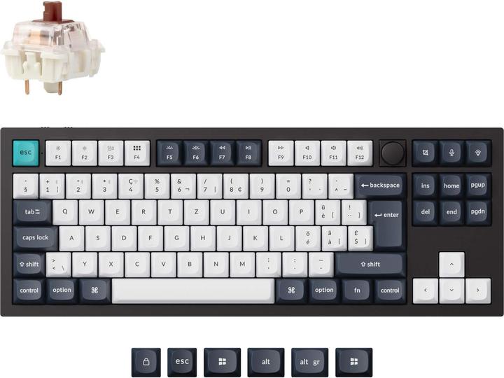 Image du produit Keychron Q3 Max (CH, Sans fil, Filaire)