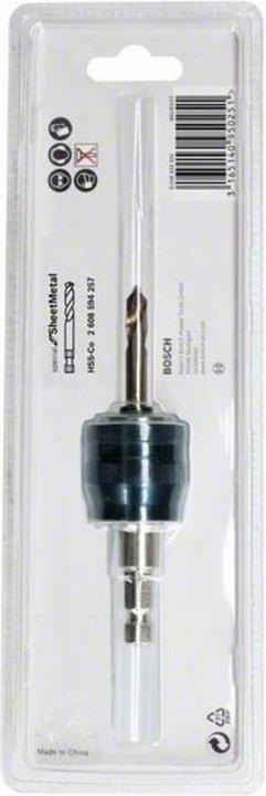 Image du produit Bosch Professional Zubehör Mandrin PC Plus 3/8 pouce, 8,7 mm, foret de centrage HSS-G 7,15 x 65 mm (7,15 mm)