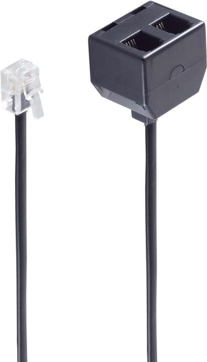 Image du produit Shiverpeaks BASIC-S Câble adaptateur en Y pour combiné téléphonique RJ10 mâle