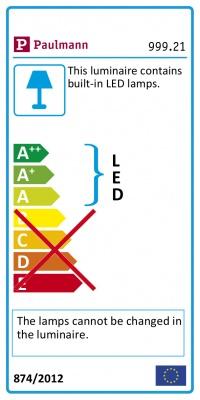 Energie-Label Paulmann Möbeleinbauleuchte Set (180 lm)