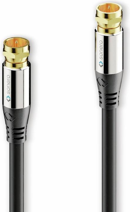 Immagine prodotto Purelink sonero® Cavo antenna satellitare Premium / Cavo coassiale, 7,50 m, nero (Cavi antenna)
