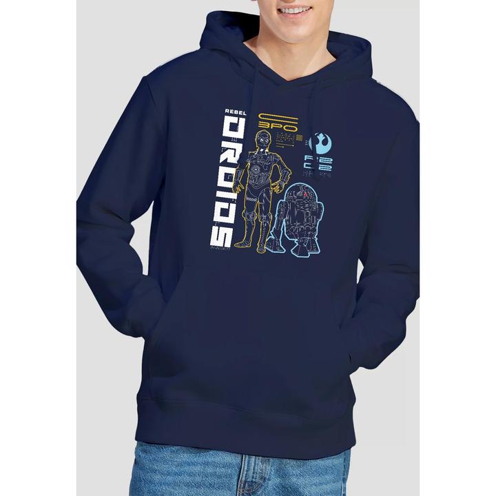 Image du produit Star Wars - Sweat à capuche REBEL DROIDS - Homme (XL)