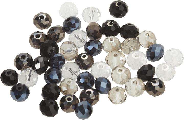 Image du produit Pracht Perles de verre taillé, 8 mm, 45 pièces