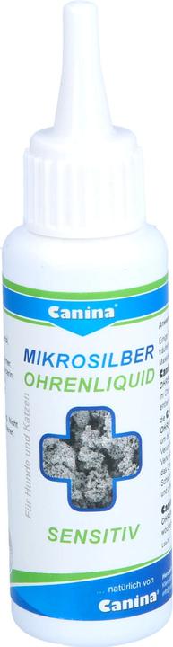 Produktbild Canina Microsilber Ohrentropfen für Hunde und Katzen 50ml (Hund, Katze, 50 ml)