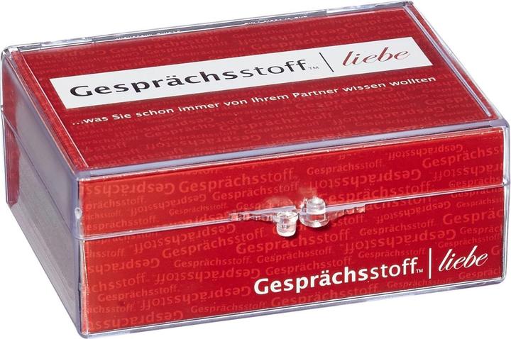 Actual product image Topic of conversation: Love (German)