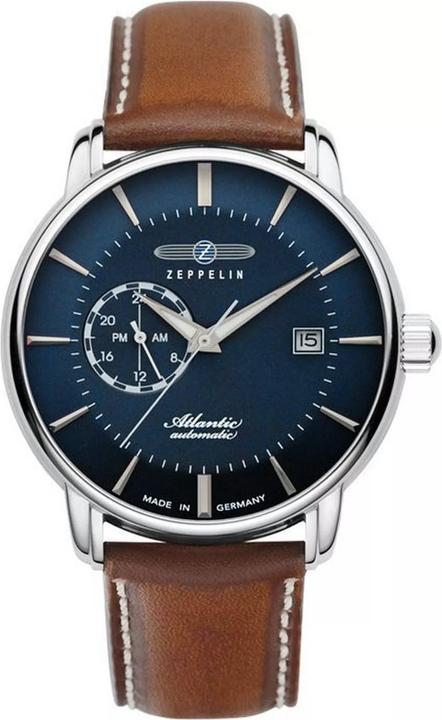 Zeppelin Laikrodis Atlantic 8470-3 Automatic Granatowy (Analogue wristwatch, 40 mm)