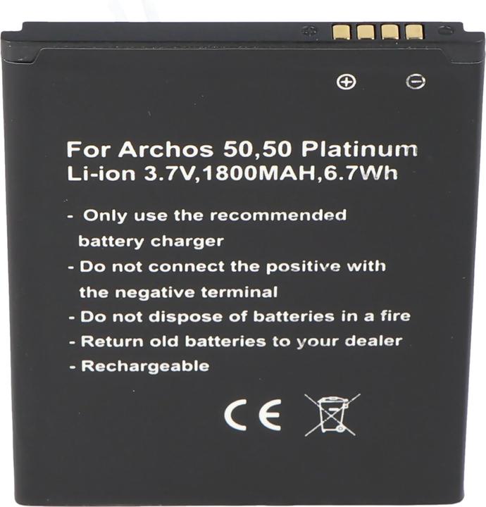 Produktbild AccuCell Akku für den Archos 50, 50 Platinum Akku AC50PL