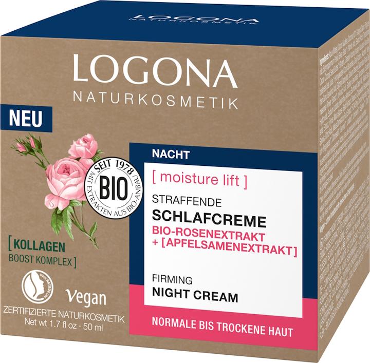 Produktbild Logona Schlafcreme Straff. Feuchtigkeit (50 ml, Nachtcreme)