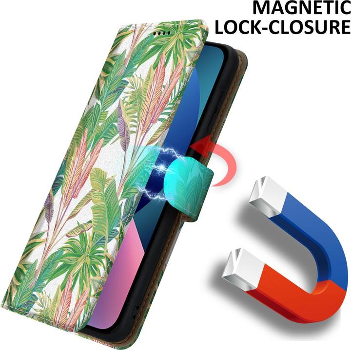 Image du produit Cadorabo Pochette Book avec impression (Apple iPhone 13 mini)