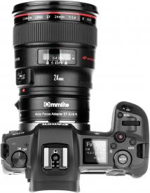 Actual product image Commlite Adapter Canon EF/EF's to EOS R (Reversing ring, Canon R, Canon RF)