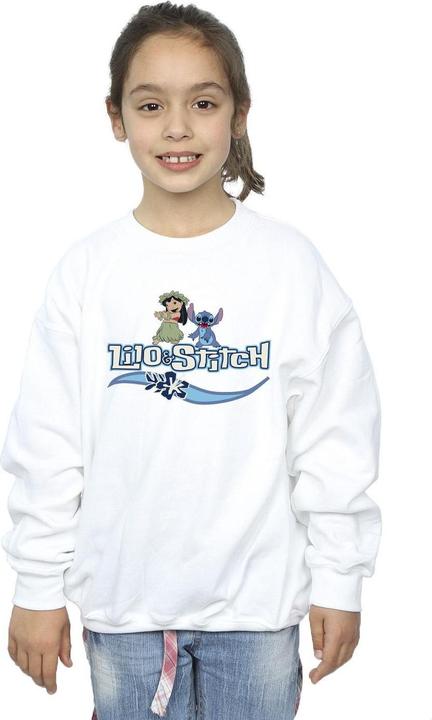 Actual product image Disney Girls Lilo And Stitch Characters Sweatshirt (104)