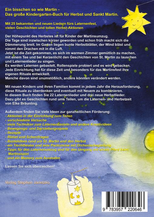 Produktbild Ein bisschen so wie Martin - Das grosse Kindergarten-Buch für Herbst und Sankt Martin (Deutsch, Stephen Janetzko, Christa Baumann, 2014)