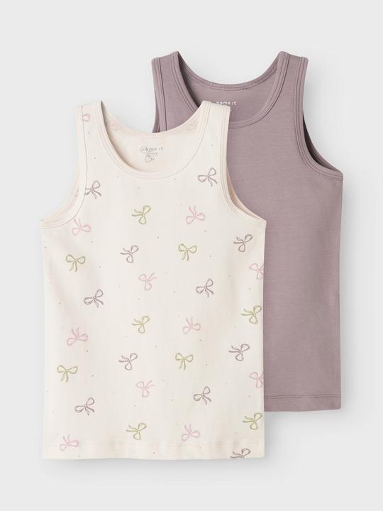 Produktbild Name it Nmftank Top 2p Barely Pink Bow Noos (86)
