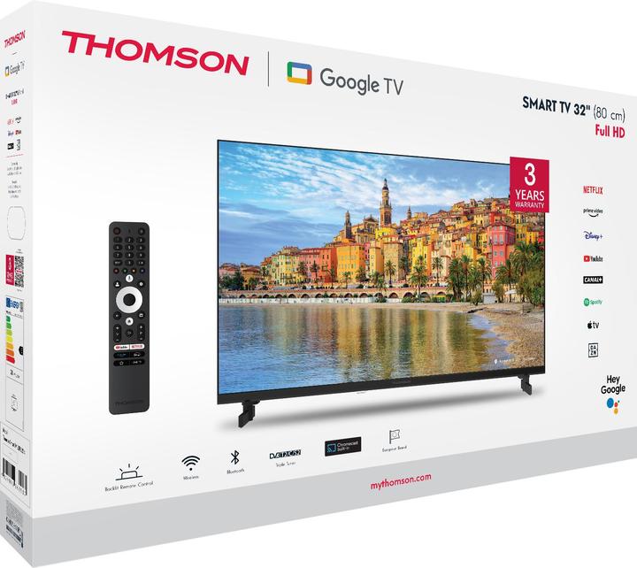Actual product image Thomson TV 32 FHD FRAMELESS SMART T2/C2S2 GOOGLE TV 32FG2S14 (32", LED)