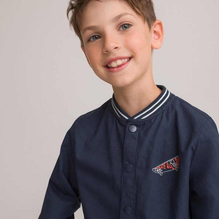 Immagine prodotto La Redoute Collections Smock artigianale con bottoni a pressione e colletto college (116)