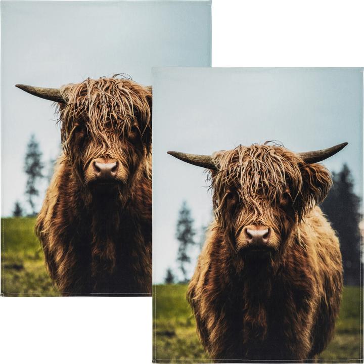 Kracht Geschirrtuch "Galloway" im 2er-Pack (50 x 70 cm)