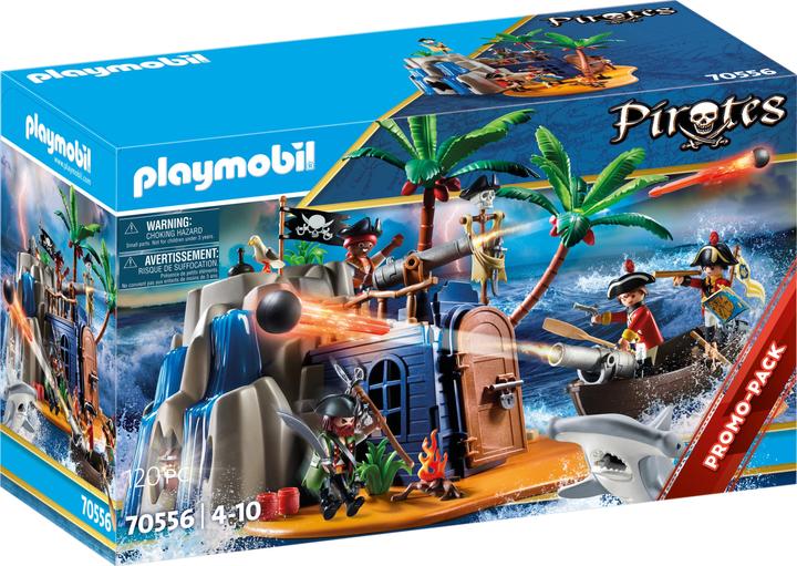 Produktbild Playmobil Pirateninsel mit Schatzversteck (70556, Playmobil Pirates)