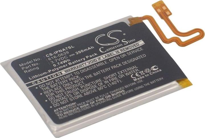 Actual product image NoName Battery for Apple iPod Nano 7 etc (1 Cells)