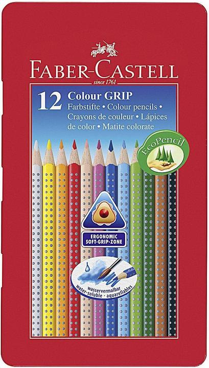 Faber-Castell impugnatura a colori (Multicolore, 12 x)