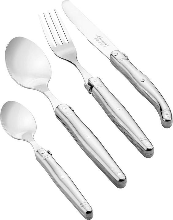 Laguiole Style de Vie bestekset Premium Line - 24 -delig - Roestvrij staal (6 Stuk, Lepel)