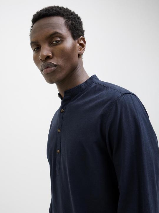 Produktbild Jack & Jones Jjesummer Half Placket Shirt Ls Sn (M)