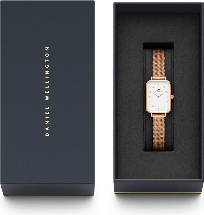 Actual product image Daniel Wellington Quadro Lumine Pressed Melrose (Analogue wristwatch, 20 mm)