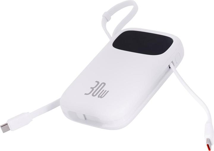 Produktbild Baseus Powerbank QPow 2 20000mAh 30W 2xUSB-C (white) (20000 mAh, 30 W, 30 Wh)