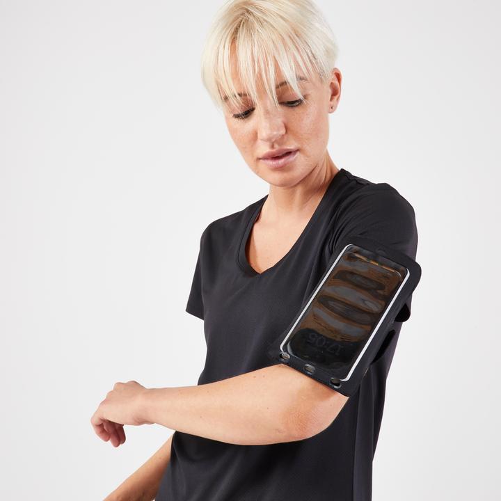 Image du produit Kiprun Bracelet de course Smartphone Très grand - noir