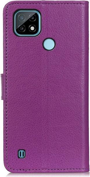 Actual product image MU Classic Litchi Leather Bookcover Series (Nokia C21)