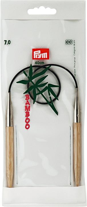 Prym Circular knitting needle bamboo 7.00 mm, 40 cm, bag