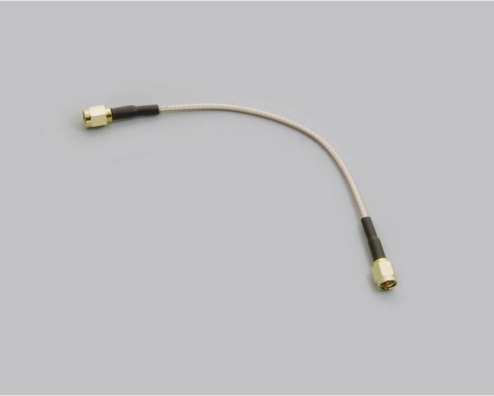 Actual product image BKL Electronic 0409117 HF adapter SMA plug - SMA plug 15.00 cm 1 pc.