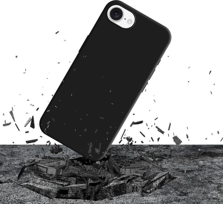 Produktbild 3MK Silicone Case for Apple iPhone 16e / SE 4 - Black (Apple iPhone 16e)