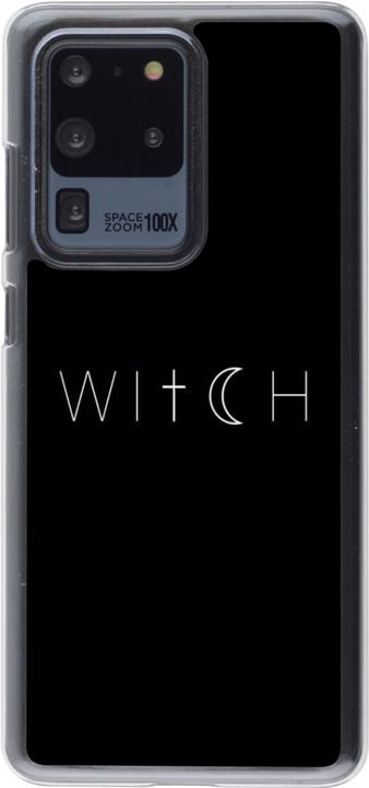 Actual product image PhoneLook Cover transparent Halloween 22 witch word (Samsung Galaxy S20 Ultra)