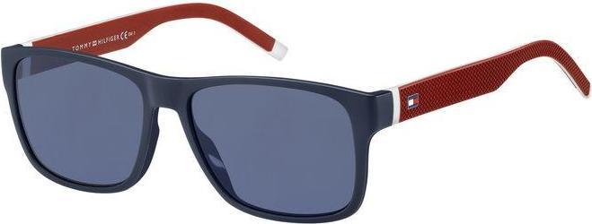 Tommy Hilfiger Zonnebril Volwassenen BlauwRood Volledig omrand