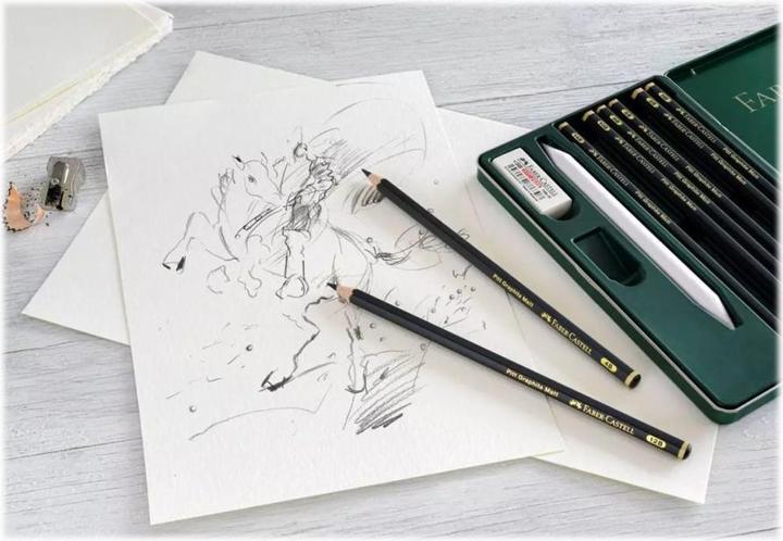 Immagine prodotto Faber-Castell Set di matite in grafite (2 mm, B, HB, 11 x)