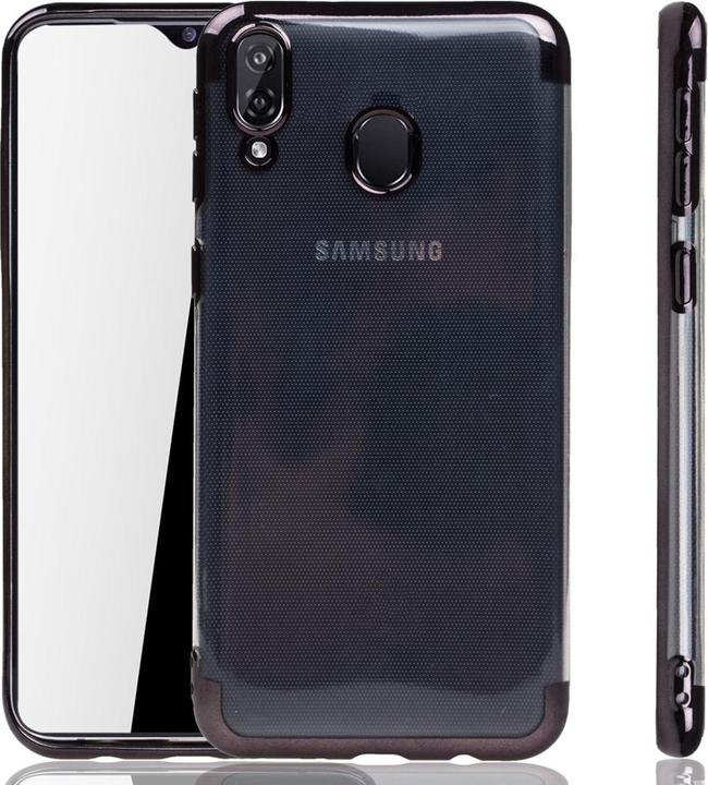 Produktbild König Design Handyhülle für Samsung Galaxy M20 Case Cover Schutz Tasche Schutzhülle Schwarz (Samsung Galaxy M20)