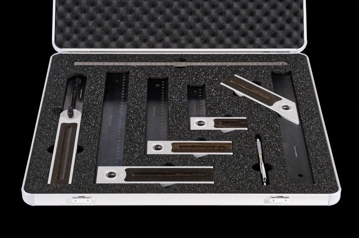 Produktbild Ulmia Präzisions-Winkel-Set Black Edition inkl. Koffer, Präzisionswinkel