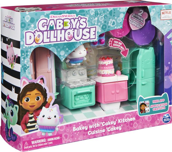 Actual product image Spin Master Gabby's Dollhouse Deluxe Room Cakey's Kitchen