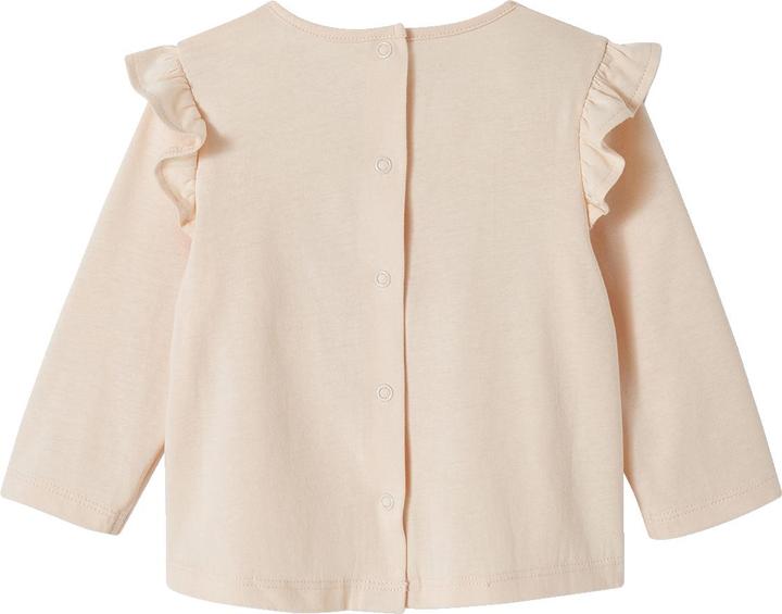 Actual product image Vertbaudet Baby T-shirt with organic cotton lettering (62)