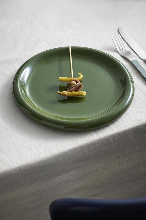Produktbild HAY Barro Plate Ø24, set of 2 - Green (2 x, 24 cm)