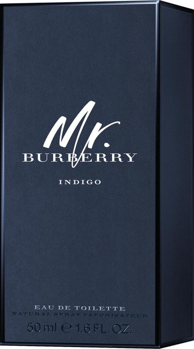 Actual product image Burberry Mr Indigo Eau De Toilette Spray (Eau de toilette, 50 ml)
