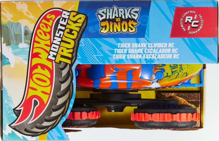 Actual product image Hot Wheels Monster Trucks R/C Tiger Shark Climber 1:15