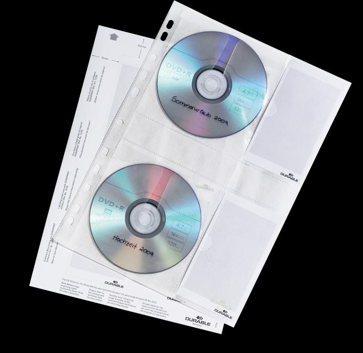 Produktbild Durable CD/DVDOrganizerHüllen (CD Player, Plattenspieler)